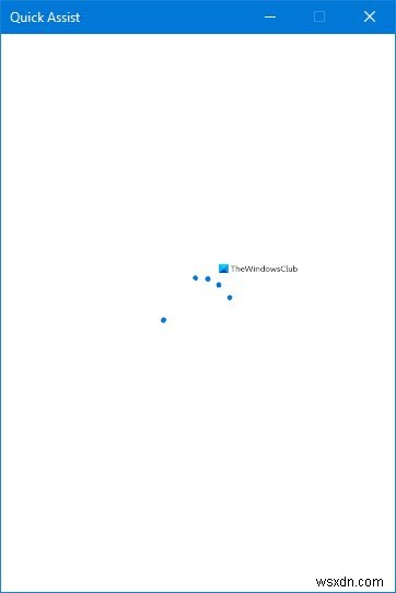 Windows 11/10에서 빠른 지원(Quick Assist)이 작동하지 않고 로딩·연결 중 멈출 때 해결 방법