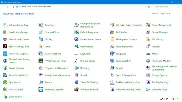 Windows 11/10에서 제어판을 여는 8가지 방법