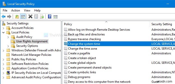 Windows 11/10에서 표준 사용자의 시스템 시간 및 시간대 변경 허용 또는 차단하는 방법