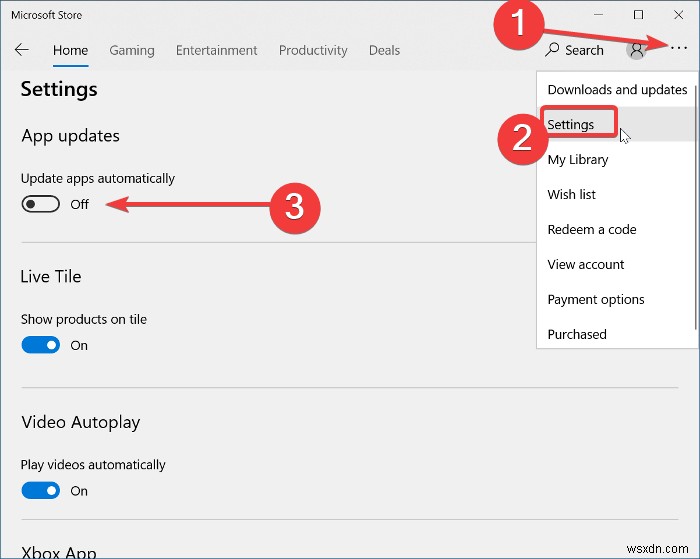Microsoft Store 앱 자동 업데이트 끄는 5가지 방법(스토어 설정, 레지스트리, GPO, PowerShell, 명령 프롬프트)