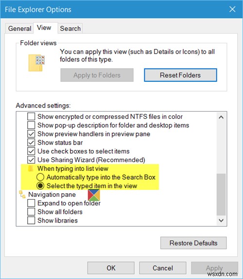 Windows 11/10에서 파일 탐색기 검색 상자 자동 입력 또는 입력한 항목 선택 설정 방법