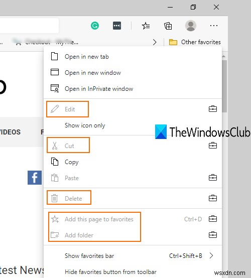 Windows 10에서 Microsoft Edge 즐겨찾기 변경을 차단하는 방법
