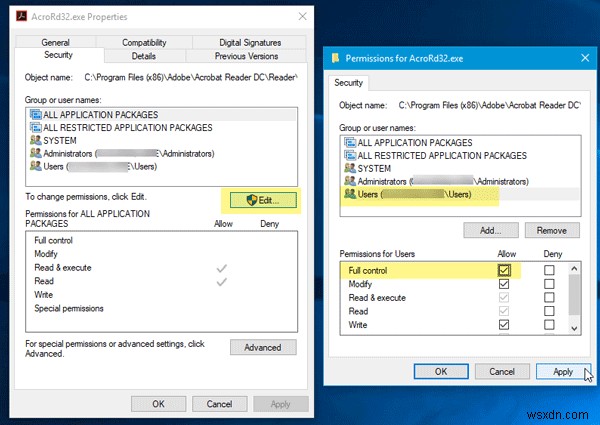 Adobe 앱 실행 시 응용 프로그램을 올바르게 시작할 수 없습니다(0xc0000022) 오류 해결 방법