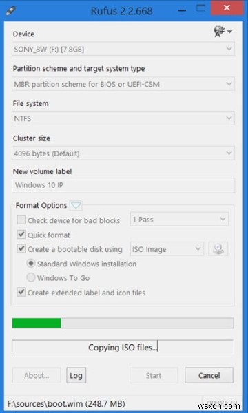 Windows 11/10 ISO 이미지로 부팅 가능한 USB 플래시 드라이브 만드는 방법
