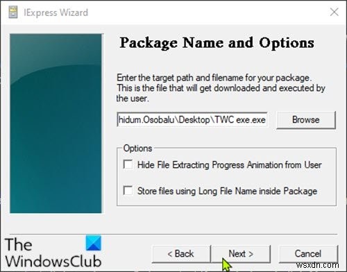 Windows 10에서 IExpress로 PowerShell 스크립트(PS1) 파일을 EXE 실행 파일로 변환하는 방법