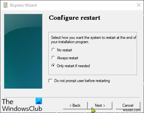 Windows 10에서 IExpress로 PowerShell 스크립트(PS1) 파일을 EXE 실행 파일로 변환하는 방법