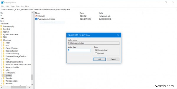 Windows 11/10에서 활동 기록(타임라인)을 영구적으로 비활성화하는 방법