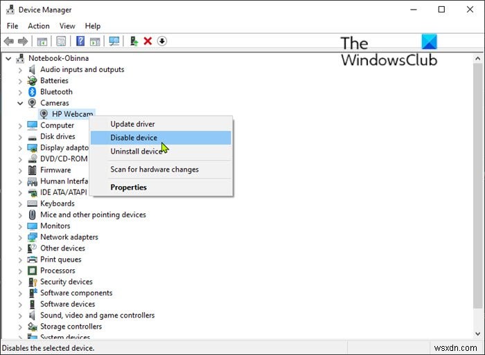 Windows 11/10에서 기본 웹캠을 변경하는 방법