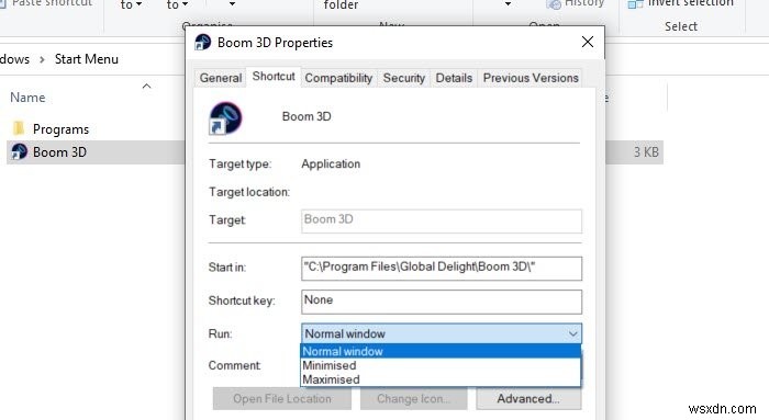 Windows 11/10에서 모든 창을 항상 최대화 또는 전체 화면으로 여는 3가지 방법
