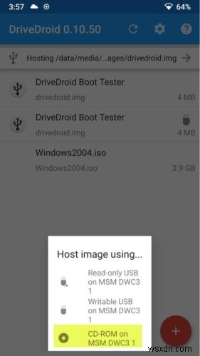 DriveDroid로 안드로이드 폰에서 Windows 11/10 설치하는 방법