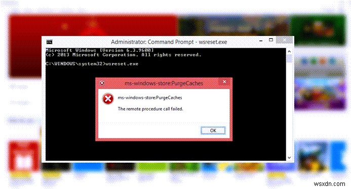 Windows에서  ms-windows-storePurgeCaches를 찾을 수 없습니다  오류 해결 방법