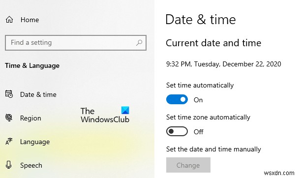 Windows 11/10에서 일광 절약 시간제 자동 조정 켜기 및 끄는 방법