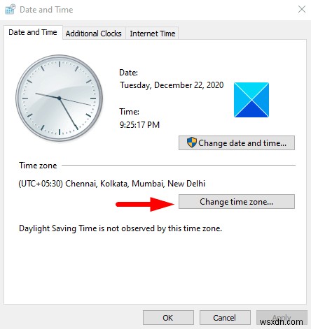 Windows 11/10에서 일광 절약 시간제 자동 조정 켜기 및 끄는 방법