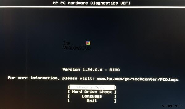 Windows 11/10에서 HP PC 하드웨어 진단 UEFI로 하드웨어 오류 진단하는 방법