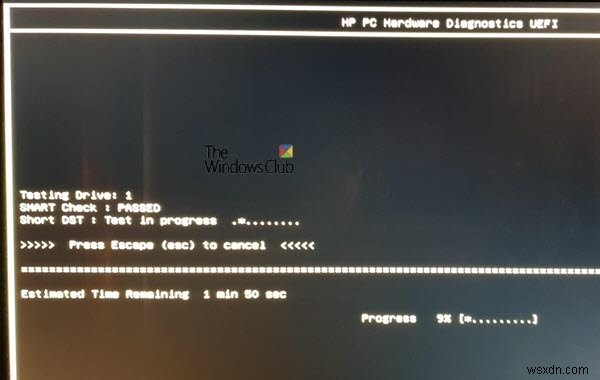 Windows 11/10에서 HP PC 하드웨어 진단 UEFI로 하드웨어 오류 진단하는 방법