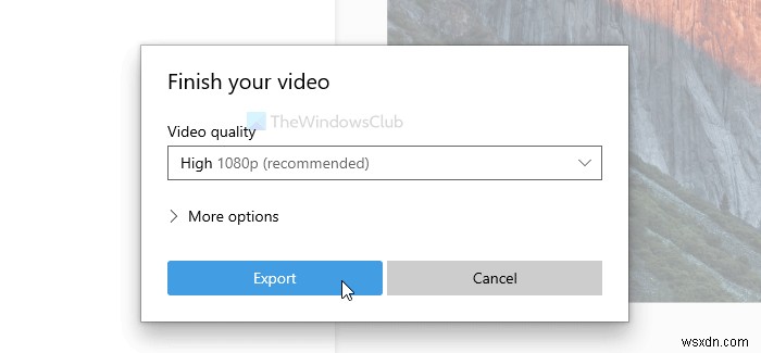 Windows 11/10 사진 앱으로 이미지를 동영상으로 만드는 방법