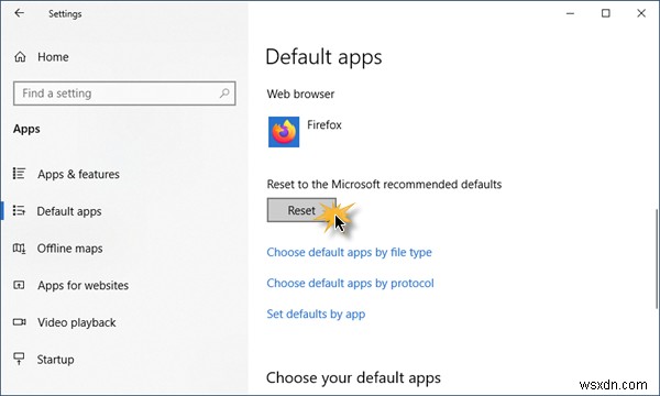 Windows 11/10에서  항상 이 앱을 사용하여 파일 열기  설정 취소 및 초기화 방법