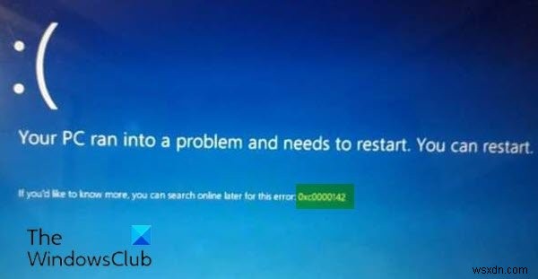 Windows 11/10 부팅 시 0xc0000142 블루스크린 오류 해결 방법