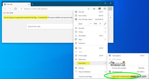 새 Microsoft Edge에서 Internet Explorer 모드 활성화하는 완벽 가이드