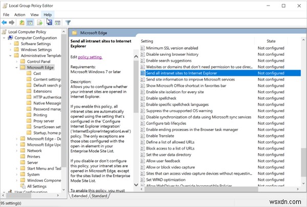 새 Microsoft Edge에서 Internet Explorer 모드 활성화하는 완벽 가이드