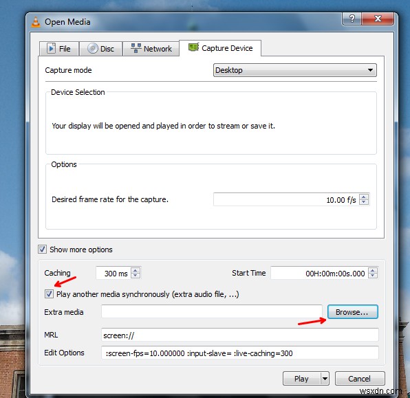 Windows 11/10에서 VLC 플레이어로 데스크톱 화면 녹화하는 방법