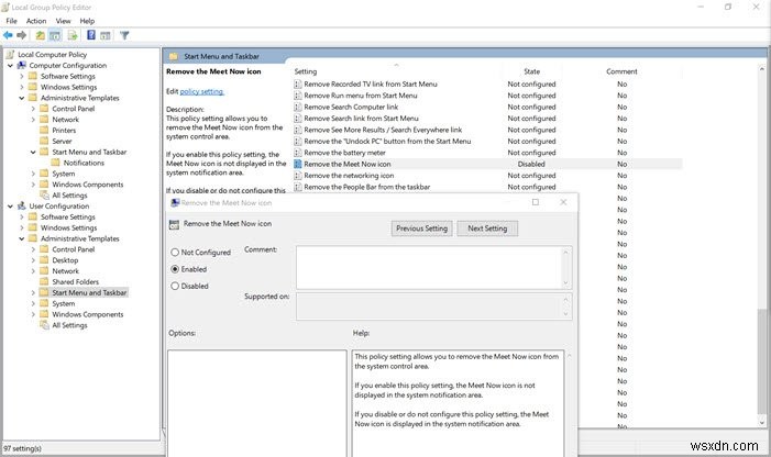 Windows 10  지금 만나기(Meet Now) 란 무엇이며, 제거하는 방법