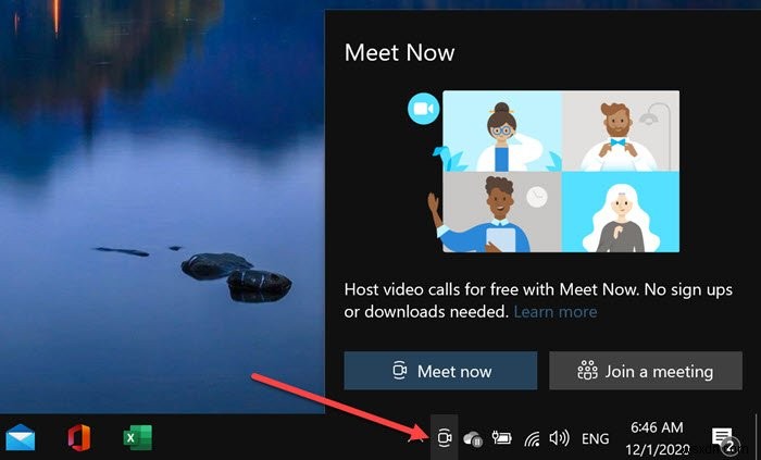 Windows 10  지금 만나기(Meet Now) 란 무엇이며, 제거하는 방법