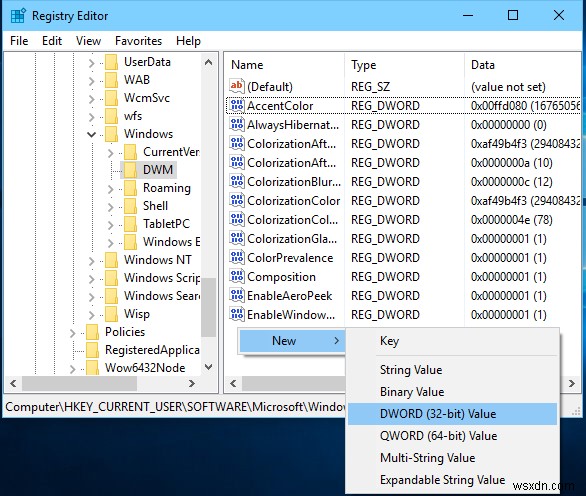 Windows 11/10에서 비활성 창 제목 표시줄에 색상 적용하는 방법