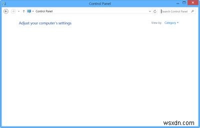 Windows 11/10에서 제어판 또는 시스템 복원 창이 빈 화면으로 표시될 때 해결 방법