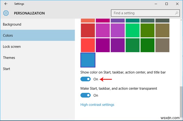 Windows 11/10에서 창 제목 표시줄에 색상 적용하는 방법