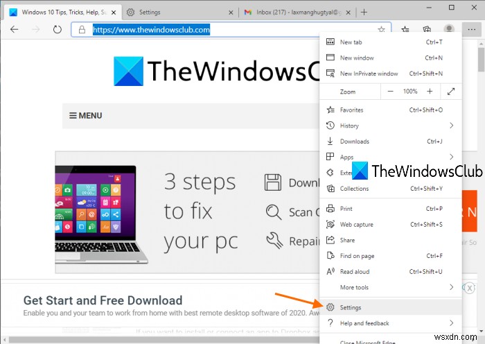 Microsoft Edge에서 새로운 URL 복사·붙여넣기 기능 비활성화하는 방법