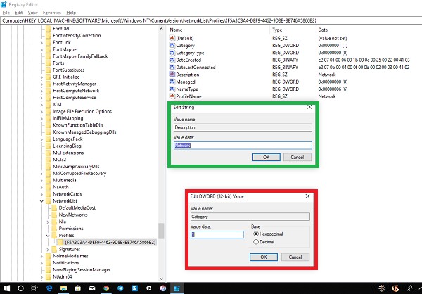 Windows 10/11 네트워크 프로필 공용↔개인 변경 옵션이 사라졌을 때 해결 방법