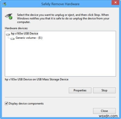 Windows 11/10에서 하드웨어 안전하게 제거 기능이 작동하지 않을 때 해결 방법