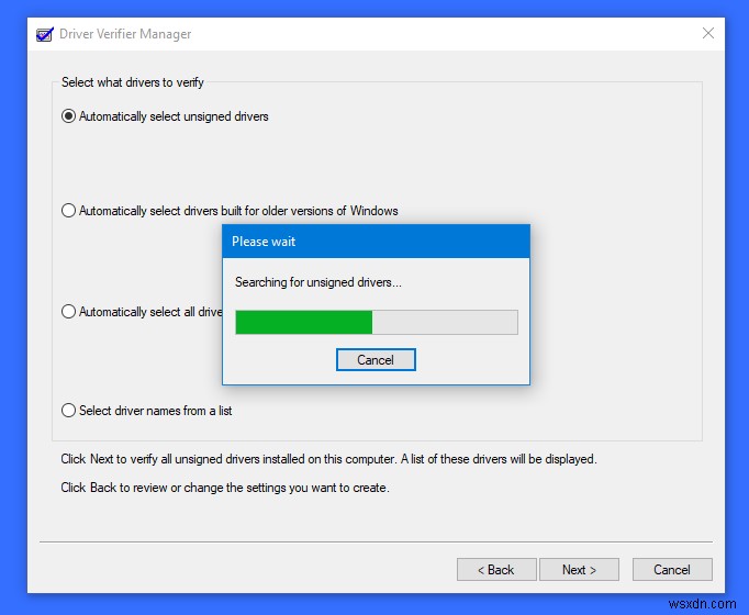 Driver Verifier Manager와 장치 관리자로 Windows 11/10 드라이버 문제 해결하기