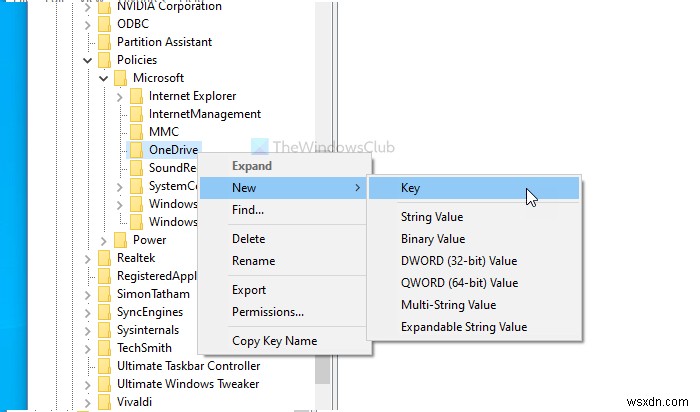 Windows 10에서 사용자가 OneDrive 폴더 위치를 변경하지 못하도록 차단하는 방법