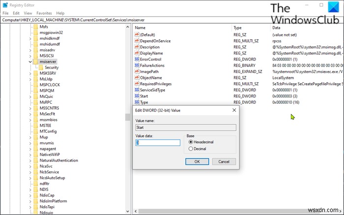 Windows 11/10에서 Windows Installer(msiserver) 서비스 활성화·비활성화하는 3가지 방법