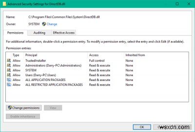 Windows 11/10에서 TrustedInstaller를 소유자로 복원하고 파일 권한을 기본값으로 되돌리는 방법