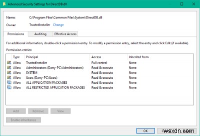 Windows 11/10에서 TrustedInstaller를 소유자로 복원하고 파일 권한을 기본값으로 되돌리는 방법