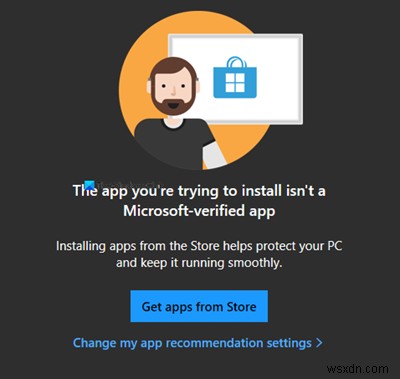 Windows에서 Microsoft 인증 앱이 아닙니다 오류 해결 및 비인증 앱 설치 방법