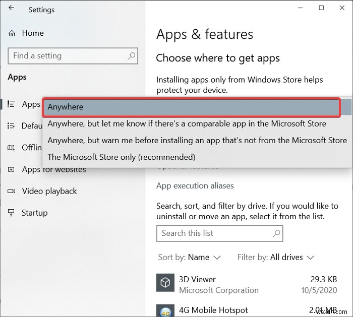 Windows에서 Microsoft 인증 앱이 아닙니다 오류 해결 및 비인증 앱 설치 방법
