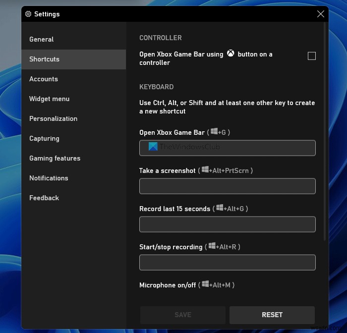 Windows 11/10 게임 바  지금 녹화할 수 없습니다  오류 해결 방법 총정리