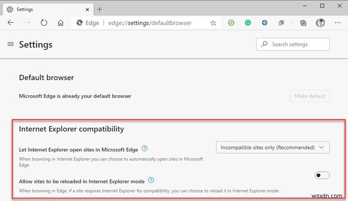 그룹 정책으로 Internet Explorer에서 Microsoft Edge로 사이트 자동 전환 구성하기
