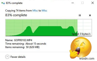 Windows 11/10에서 느린 파일 복사 속도를 높이는 6가지 해결 방법