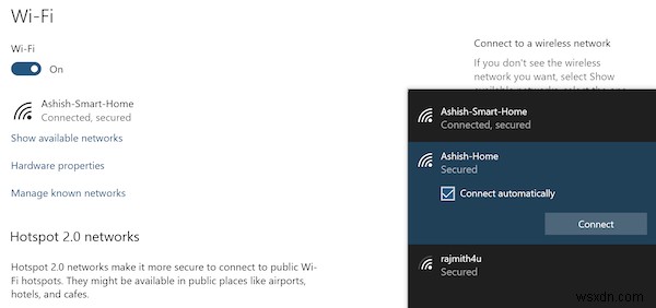 Windows 11/10 부팅 시 WiFi 자동 연결 안 될 때 해결 방법