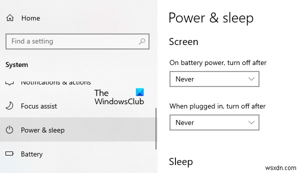 Windows 11/10에서 화면이 자동으로 꺼지지 않도록 설정하는 방법