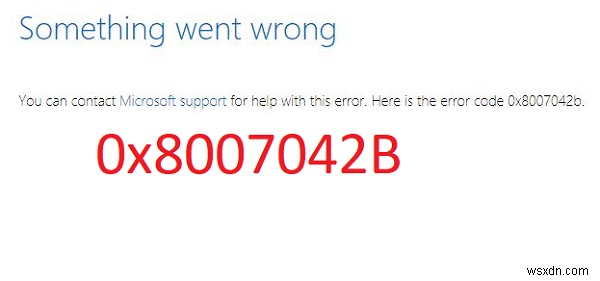 Windows 업데이트 오류 0x8007042B 해결 방법