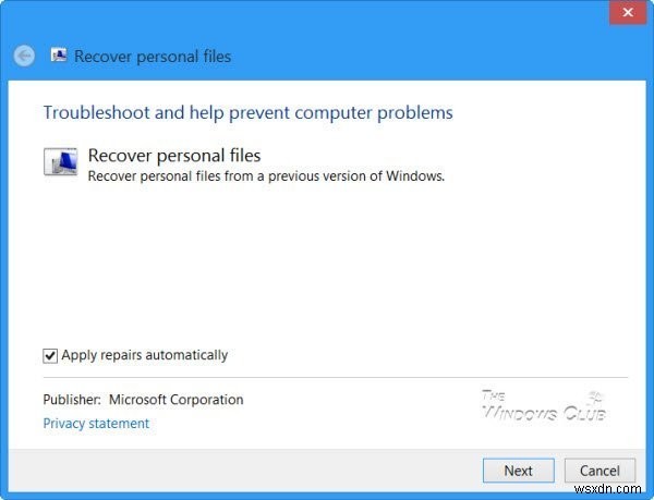 Windows 11/10 기능 업데이트 후 사라진 사용자 파일 복구하는 방법