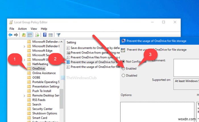 Windows 11/10 파일 탐색기에서 OneDrive 아이콘 제거하는 방법