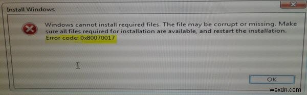 Windows 오류 코드 0x80070017 완벽 해결 가이드 – 설치·업데이트·시스템 복원 오류 수정법
