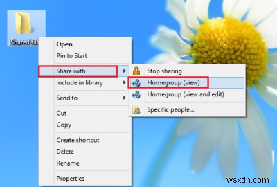 Windows 홈그룹 네트워크에서 파일과 폴더를 공유하는 방법